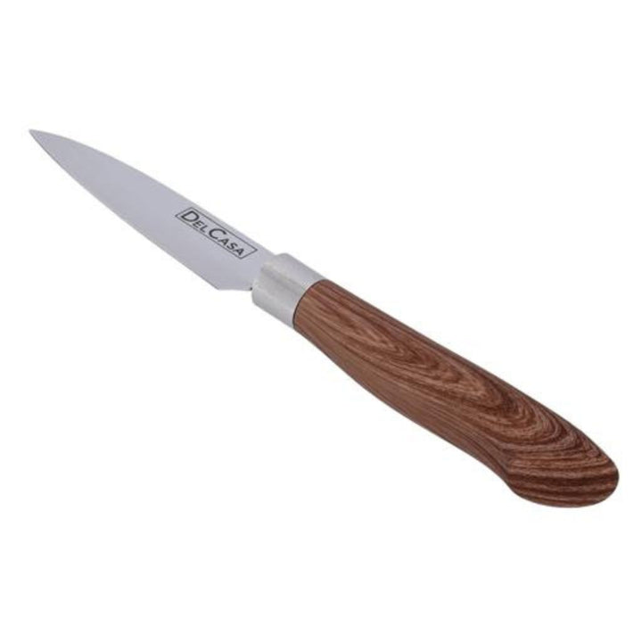 DELCASA Ultra Sharp Stainless Steel All Purpose Small Kitchen Knife - Perfect for Pairing - 8.89cm