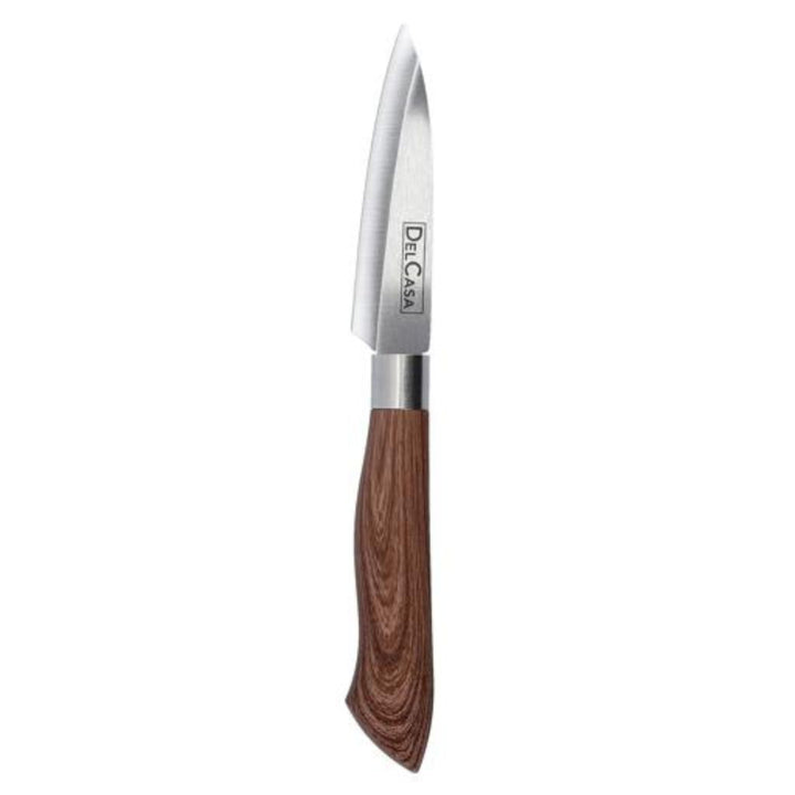 DELCASA Ultra Sharp Stainless Steel All Purpose Small Kitchen Knife - Perfect for Pairing - 8.89cm