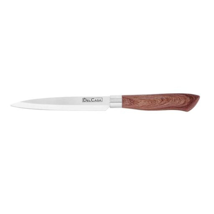 DELCASA Ultra Sharp Stainless Steel All Purpose Small Kitchen Knife with 12.7cm Blade - Perfect for Kitchen Utility