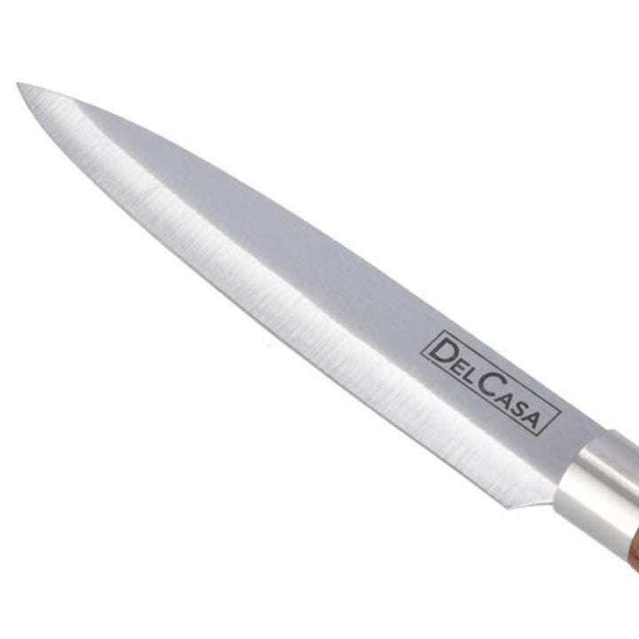 DELCASA Ultra Sharp Stainless Steel All Purpose Small Kitchen Knife with 12.7cm Blade - Perfect for Kitchen Utility