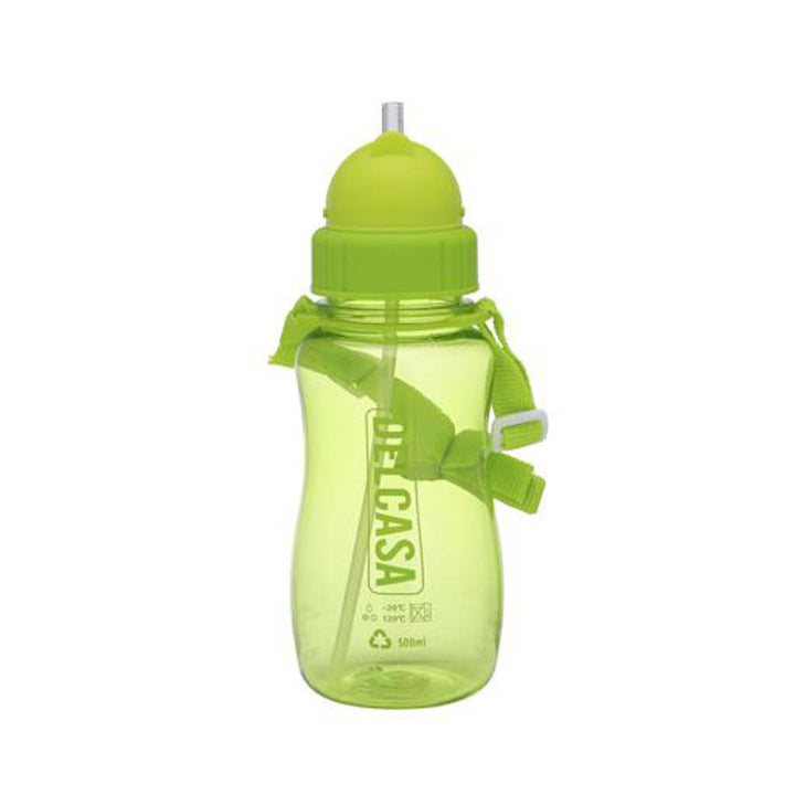 DELCASA Unbreakable 500ml Water Bottle with Leak-Proof Seal, Food Grade Material for Travel, Camping, Trekking & More.