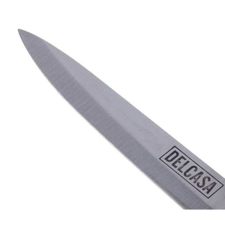 DELCASA Utility Knife with Wooden Handle and Ultra Sharp Stainless Steel Blade (DC1832), 12.7cm  Ideal for Cutting, Chopping and More  Fade Proof and All-Purpose for Small Kitchen Use