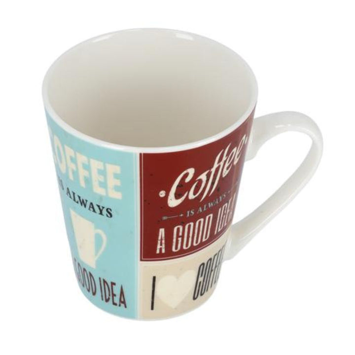 DELCASA V-Shaped New Bone China Mug 11oz