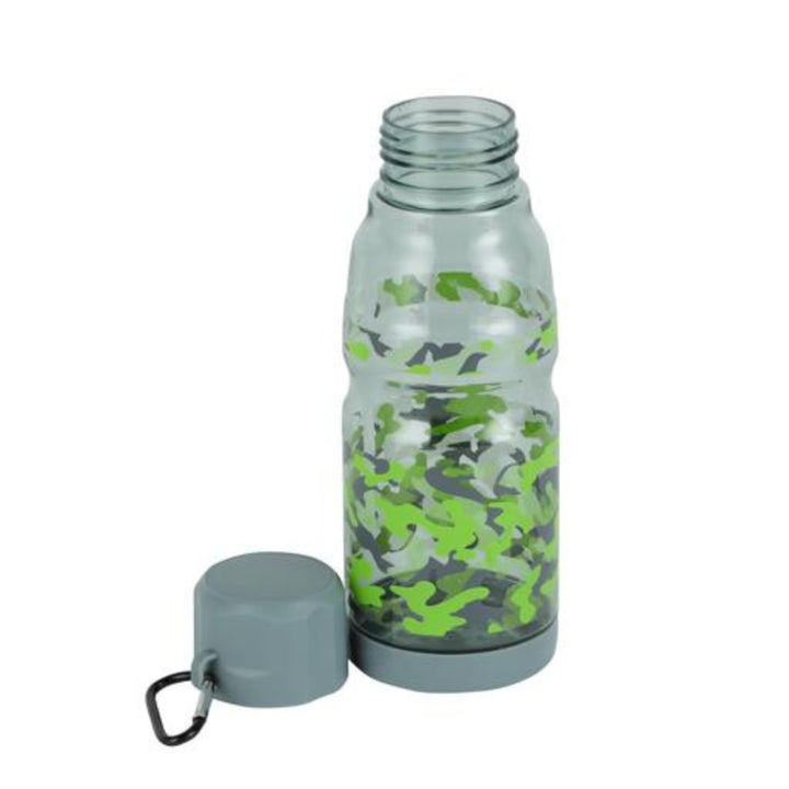 DELCASA Water Bottle with Portable Cap - Lead-Free and Perfect for Travel - 0.5L