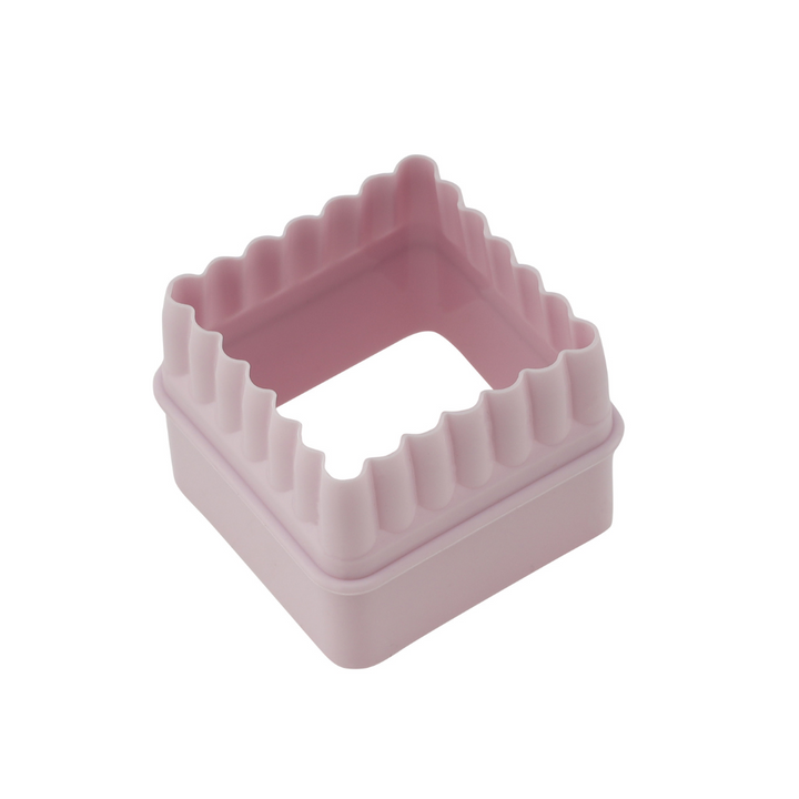 Double Side Square Cookie Cutter, PP Polymer Cutter 4pcs