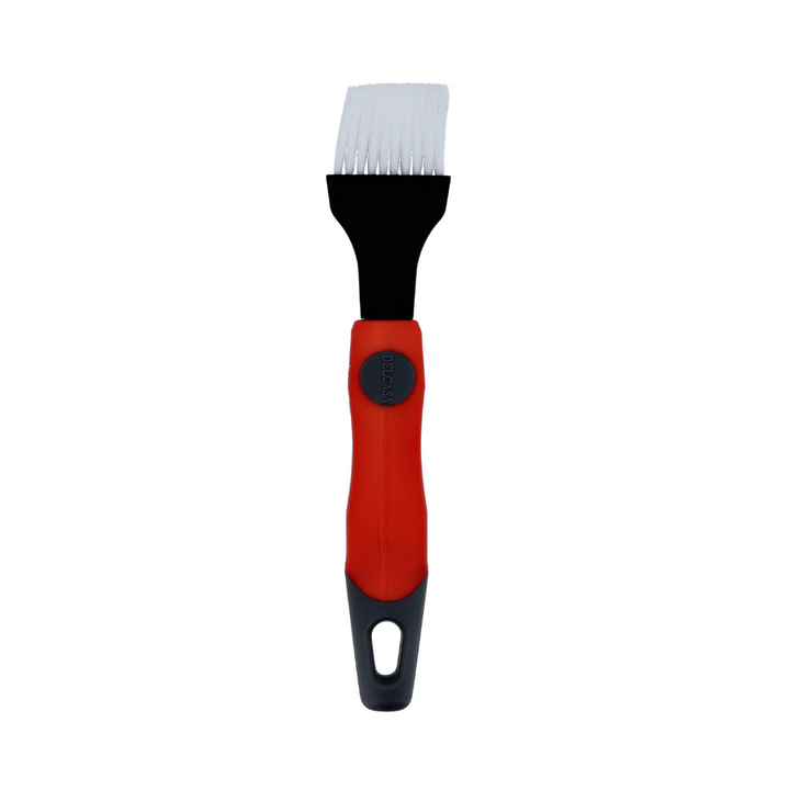 Durable Nylon Cooking Brush in UAE Silver & Red 21x4CM