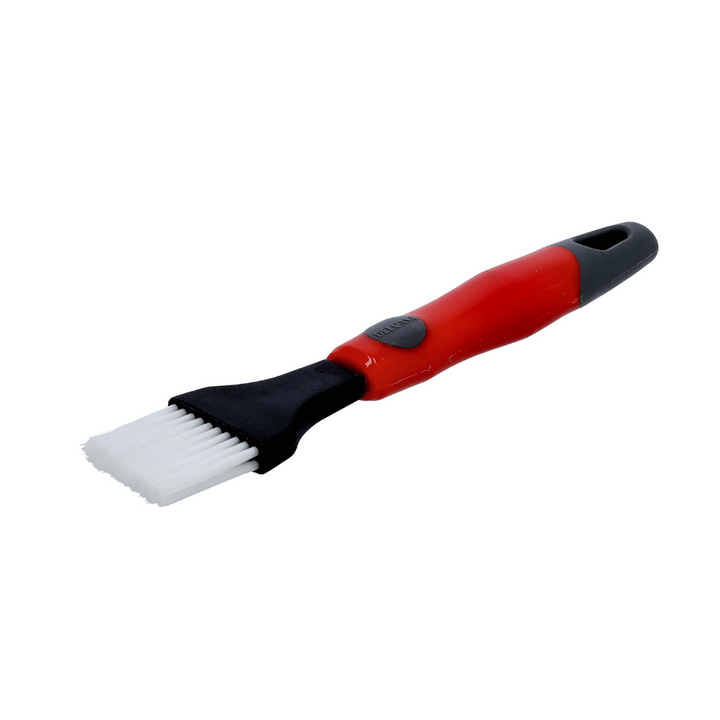 Durable Nylon Cooking Brush in UAE Silver & Red 21x4CM
