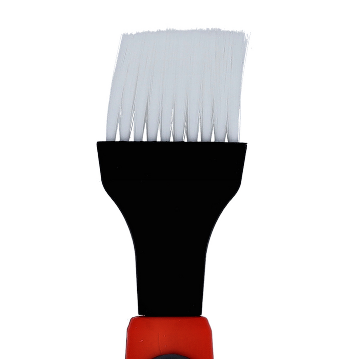 Durable Nylon Cooking Brush in UAE Silver & Red 21x4CM