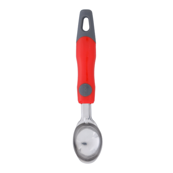 Durable Stainless Steel Ice Cream Scoop -Silver and Red Online in UAE 21X4.2CM