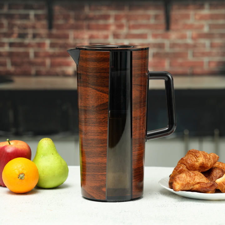 Elite Acrylic Water Jug with Wooden Design 