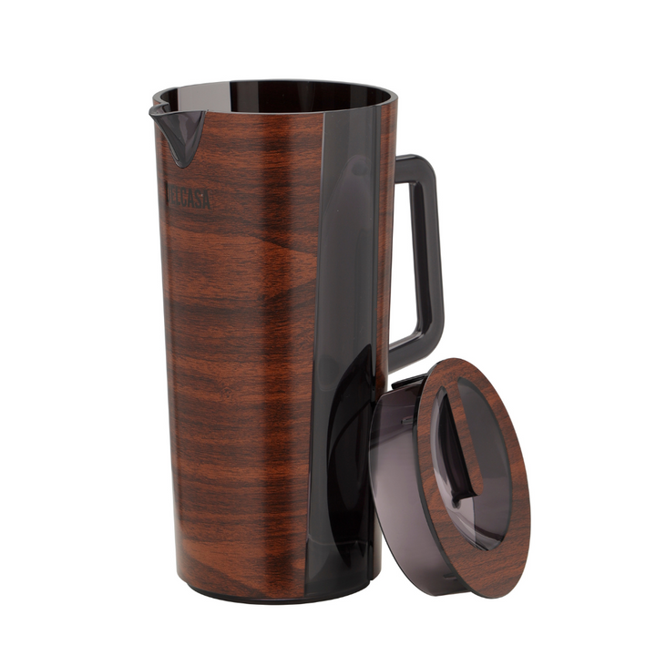 Elite Acrylic Water Jug with Wooden Design 