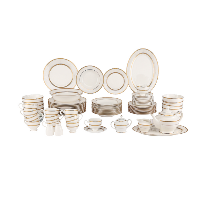 Fine Bone Dinner Set 83PCS