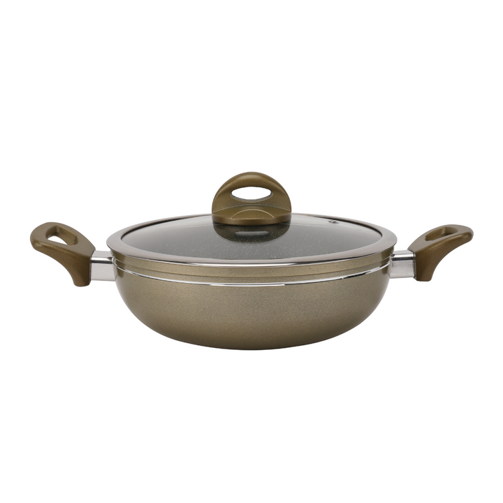 Forged Aluminium Non-Stick Pots & Pans, Cookware Set of 10Pcs