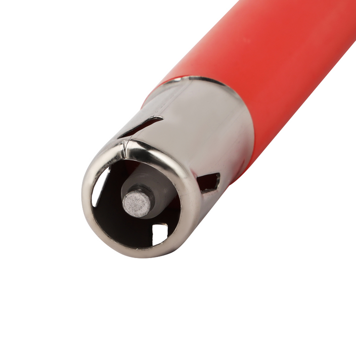 Gas Lighter made from ABS and stainless steel red color