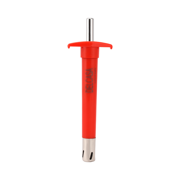 Gas Lighter made from ABS and stainless steel red color