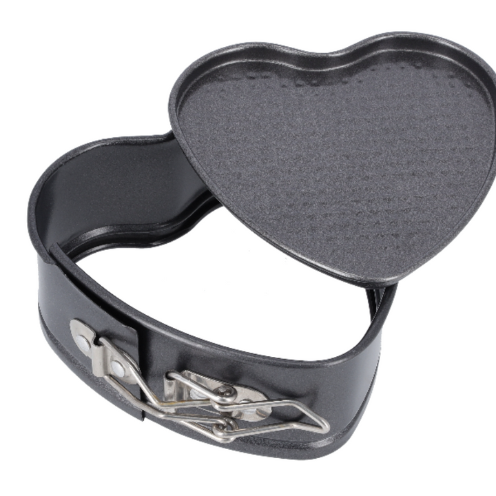 Heart Shape with Button Cake Mould Carbon Steel 12CM