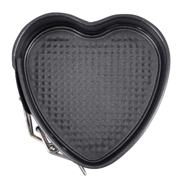 Heart Shape with Button Cake Mould Carbon Steel 12CM