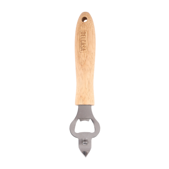 High-Quality Stainless Steel Opener with Wooden Handle