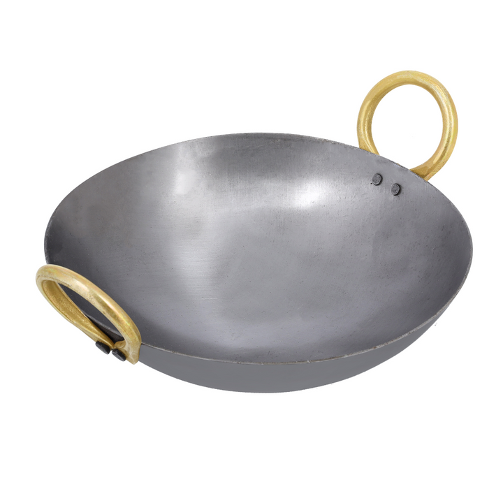 Iron Kadai with Deep Round Bottom & Strong Handle 