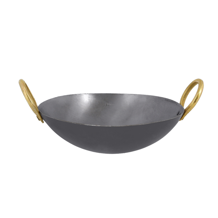 Iron Kadai with Deep Round Bottom & Strong Handle 