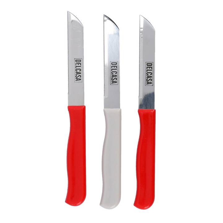 Kitchen Paring Knife Set Ultra Sharp Stainless 3PCS