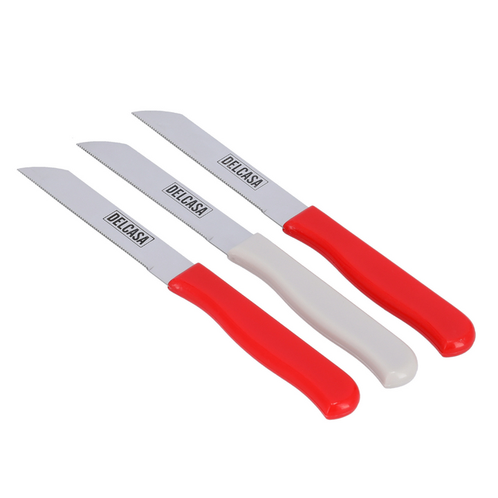 Kitchen Paring Knife Set Ultra Sharp Stainless 3PCS