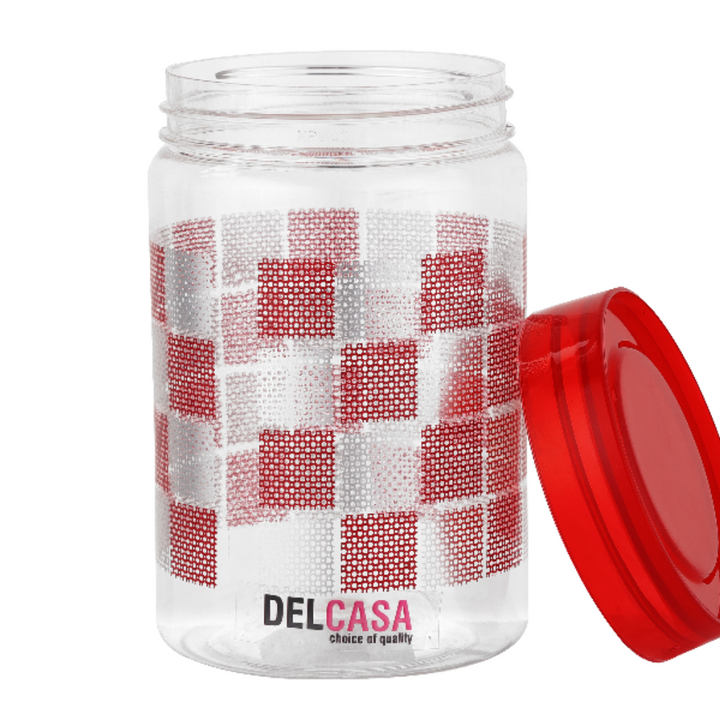 Lightweight Plastic Canister Red 