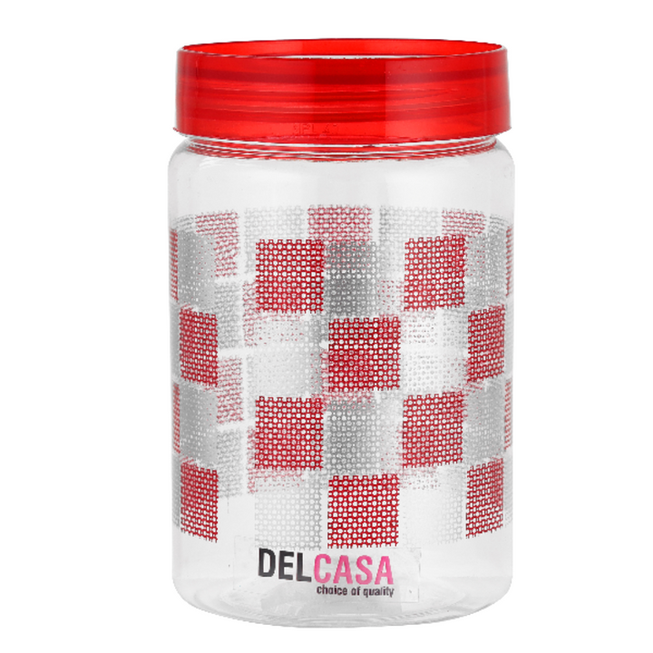 Lightweight Plastic Canister Red 