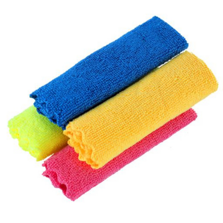 Microfiber Cloth Set, High-Quality 4Pcs