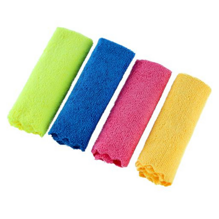 Microfiber Cloth Set, High-Quality 4Pcs