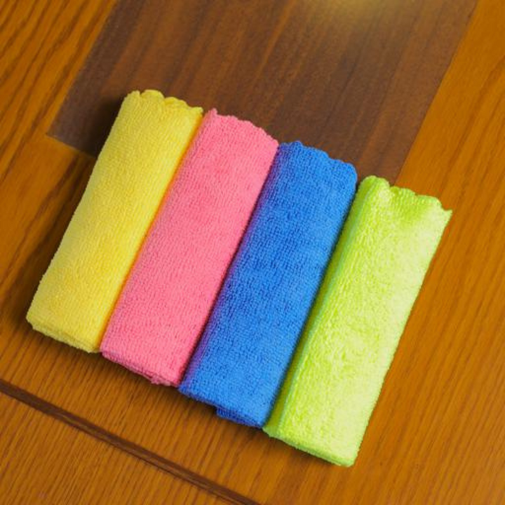 Microfiber Cloth Set, High-Quality 4Pcs