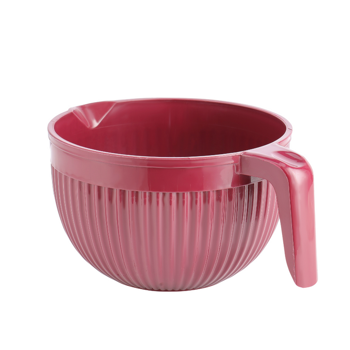 Mixing Bowl with Handle, Premium-Quality Polymer Plastic 3500ML