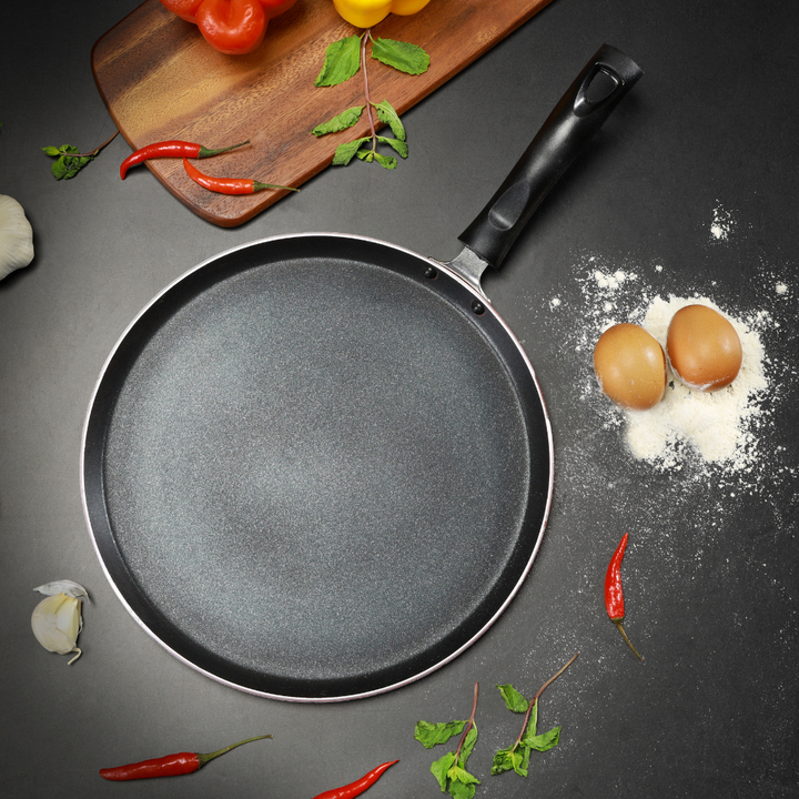 Non-Stick Flat Tawa in UAE Premium Quality Aluminium 28CM