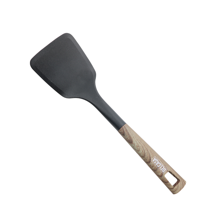 Nylon Solid Turner with PP Handle and Wooden Finish, Premium Quality Nylon Turner