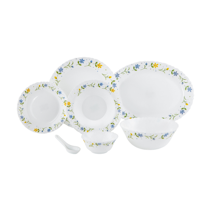 Opalware Dinner Set Lightweight Chip Resistant 33pcs