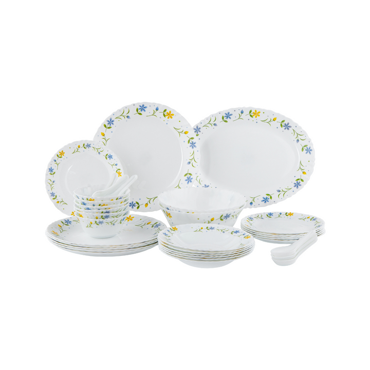 Opalware Dinner Set Lightweight Chip Resistant 33pcs