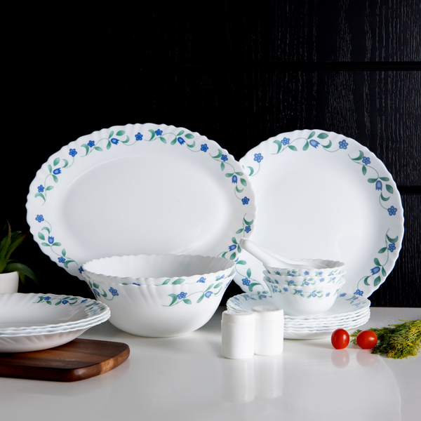 Opalware Dinner Set Lightweight Chip Resistant 42pcs