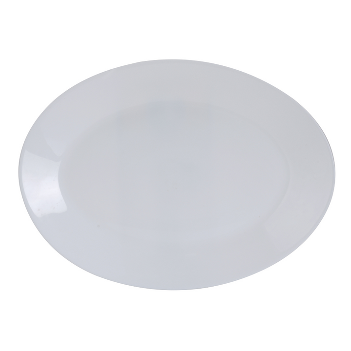 Opalware Ivory Oval Platter 13 INCH