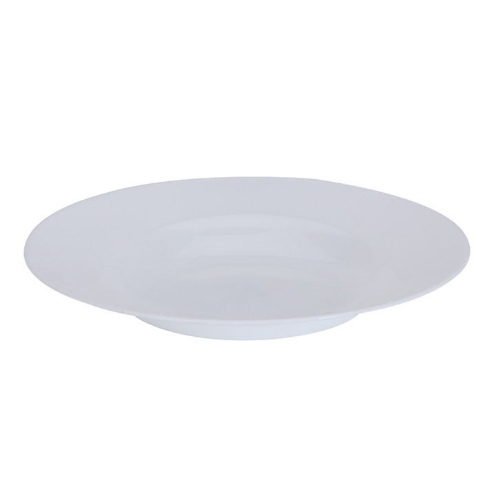 Opalware Ivory Soup Plate 9 INCH