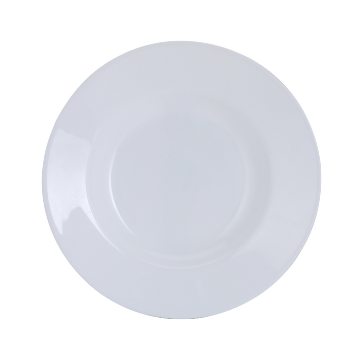 Opalware Ivory Soup Plate 9 INCH