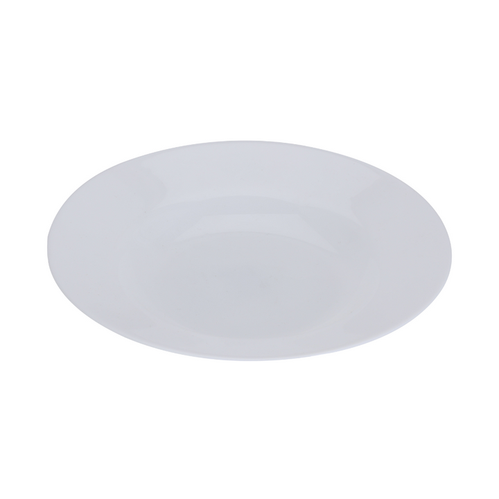 Opalware Ivory Soup Plate 9 INCH