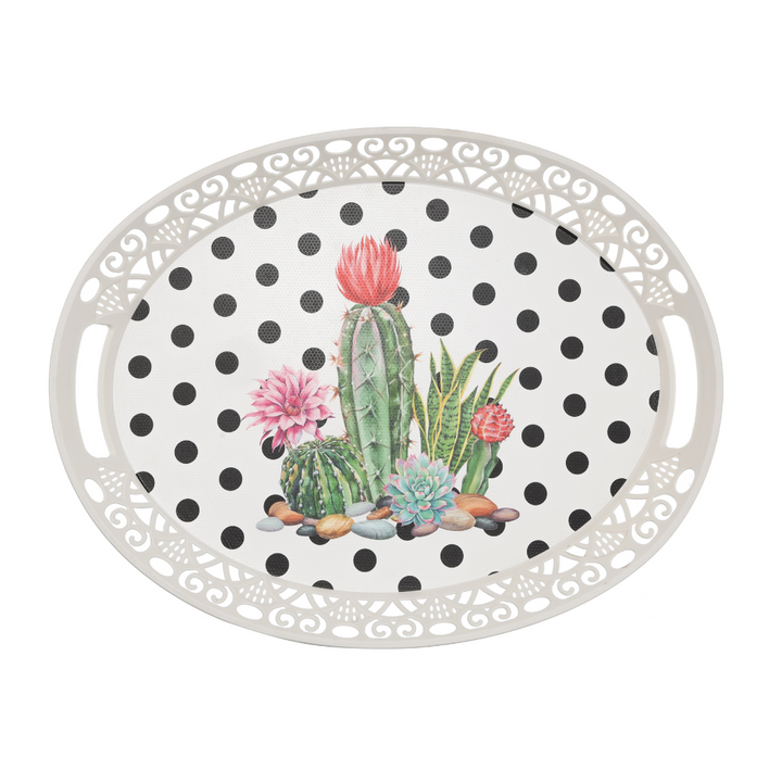 Oval Plastic Tray Serve in style and impress