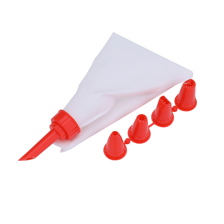 PVC Icing Bag with 5 Different Nozzles