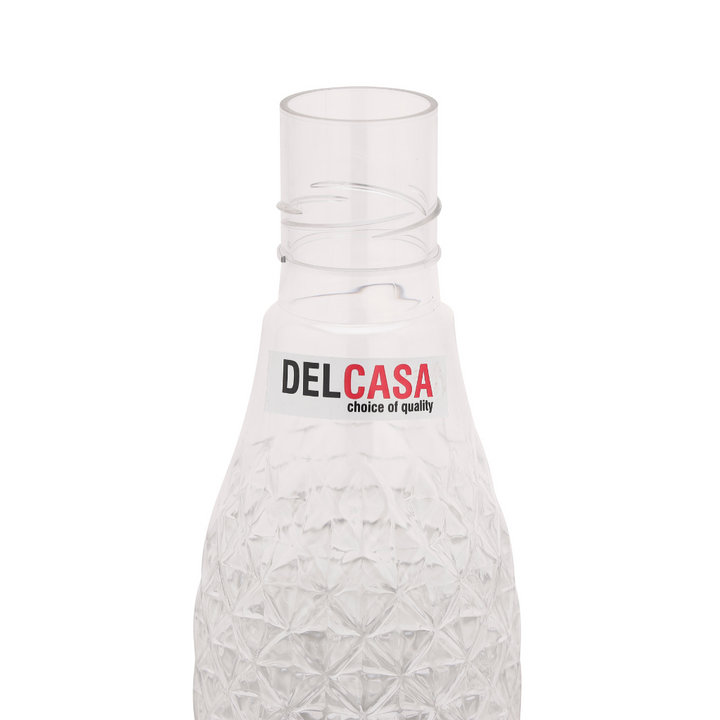 Pet Bottle with Diamond Cap, BPA-Free, Leak-Resistant, and Portable 