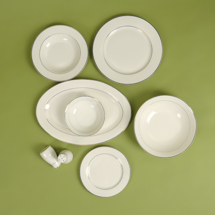 Premium Bone China Dinner Set, 28Pcs