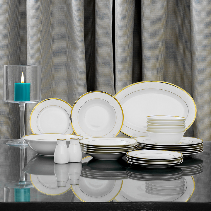 Premium Bone China Dinner Set, 28Pcs