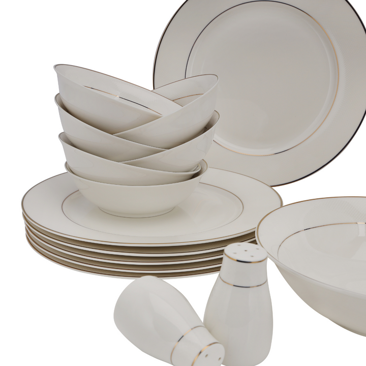 Premium Bone China Dinner Set, 28Pcs