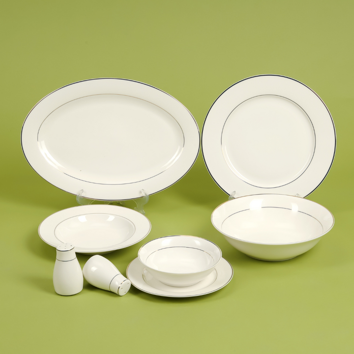 Premium Bone China Dinner Set, 28Pcs