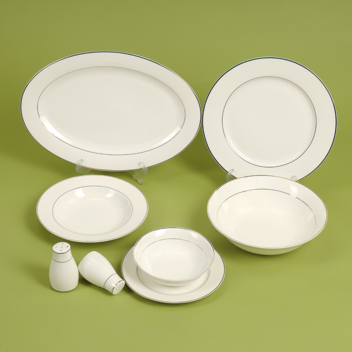 Premium Bone China Dinner Set, 28Pcs