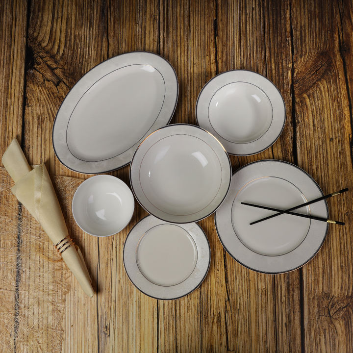 Premium Fine Bone Dinner Set 83pcs